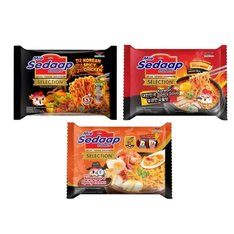 

mie sedaap selection goreng korean spicy - mie sedaap goreng korean spicy