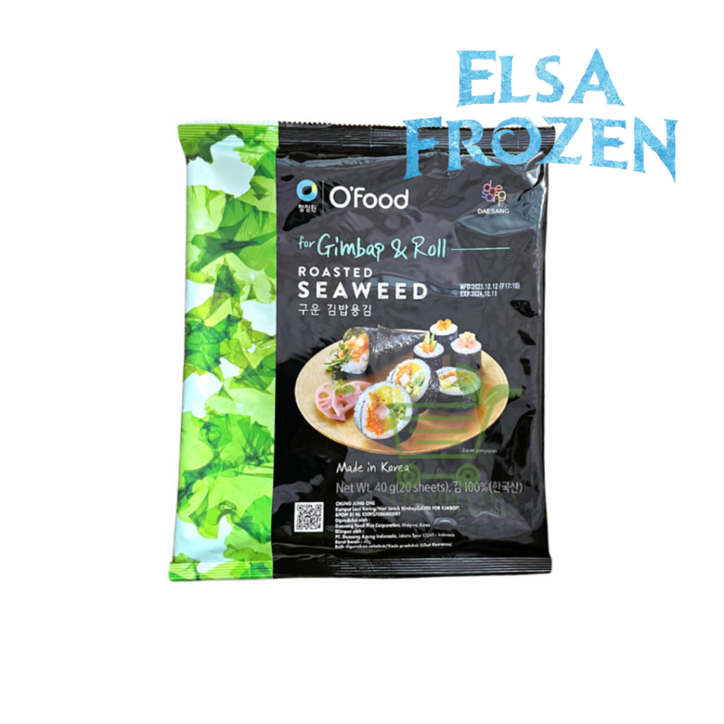 

SUSHI NORI LAVER FOR GIMBAP 40GR/RUMPUT LAUT UNTUK GIMBAP DAN SUSHI