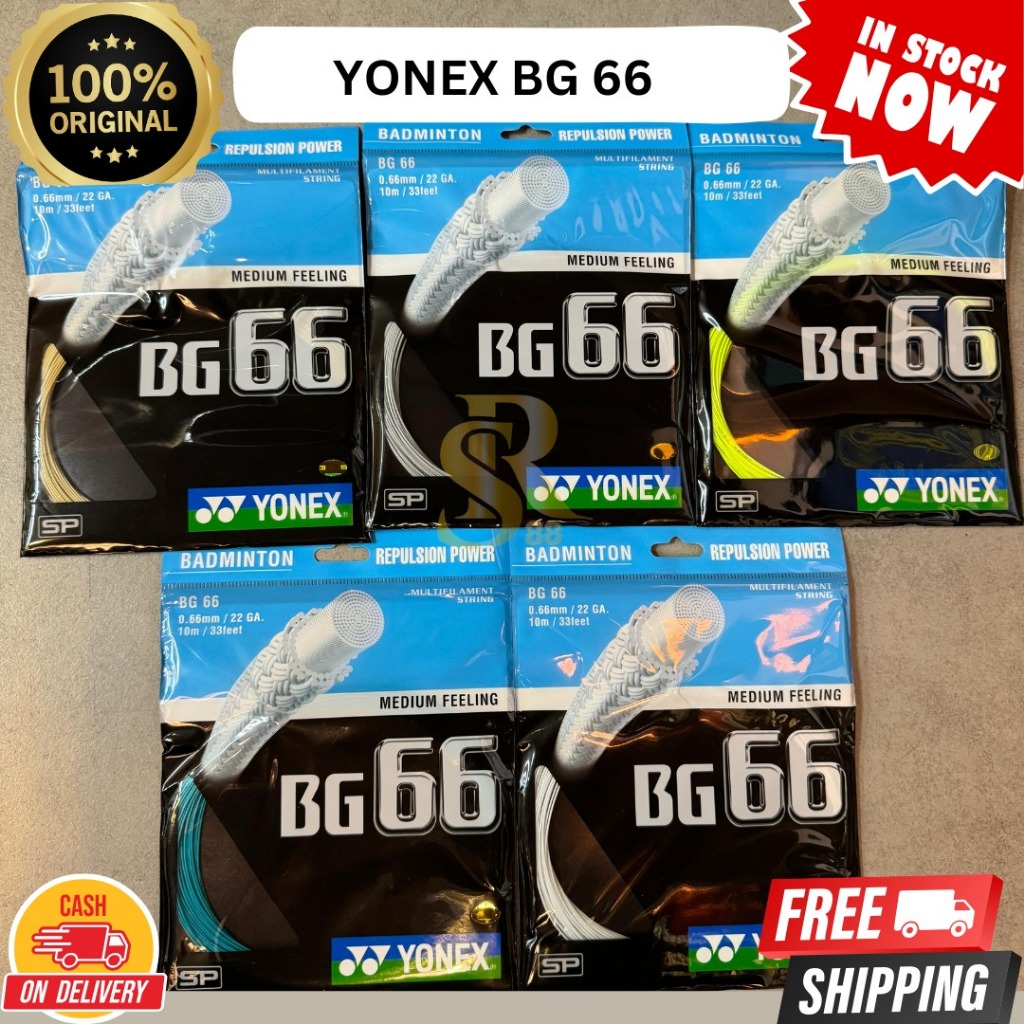 Senar Badminton Yonex Bg66 Bg 66 Original