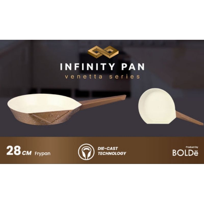 BOLDE INFINITY PAN Venetta Series FRY PAN 28 CM Original Fry Pan Bolde