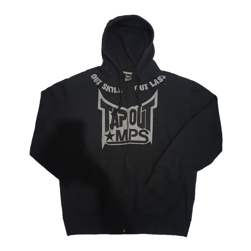 TAPOUT ZIPPER HOODIE Y2K EMO GRUNGE NOT AFFLICTION SOUTHPOLE MMA ELITE XZAVIER ECKO GRAPHIC