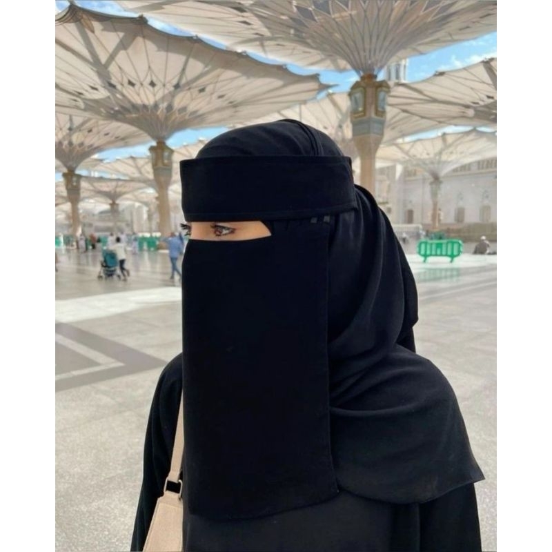CADAR NIQOB BEDOONESSM ORIGINAL SAUDI / TALI KECIL / CADAR PET KERAS / CADAR SAUDI / NIQOB / SAUDI N