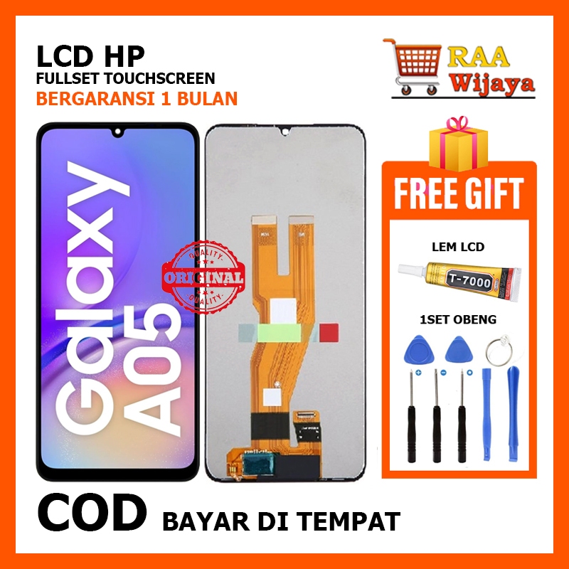 [ORIGINAL] LCD SAMSUNG GALAXY A05 / A055F Fullset Touchscreen [GALAXY A05]