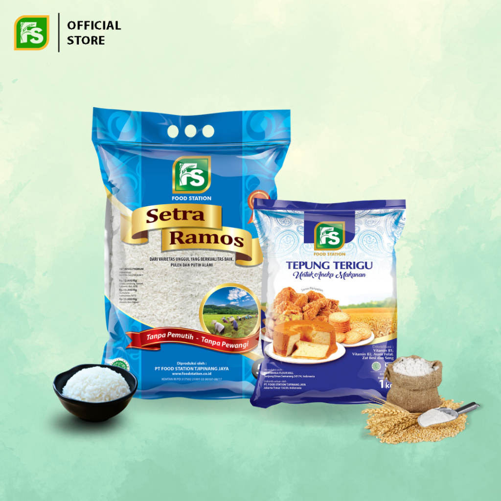 

Bundling FS Setra Ramos Premium 5 kg + Tepung Terigu FS 1 kg