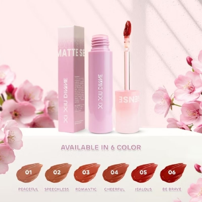 Xi Xiu Divine Lip Matte Sense | Xi Xiu Lip Cream - Lip Cream xi xiu