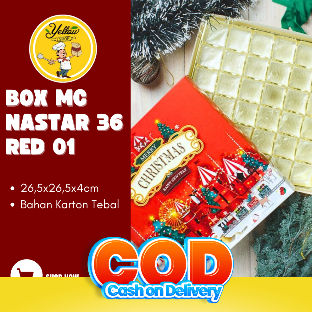 

BOX NATAL / BOX MC NASTAR 36 RED 01 /PCS