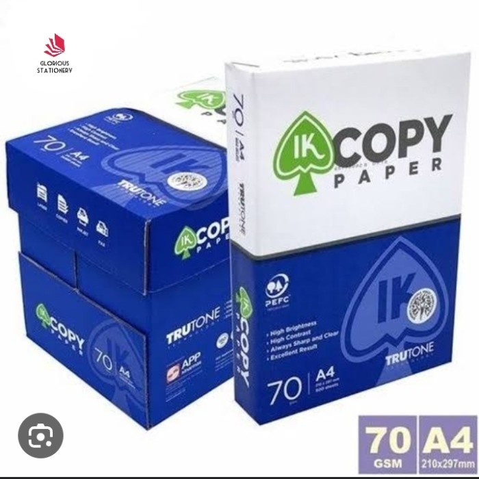 

kertas HVS A4 70gr merk IK Copy Paper