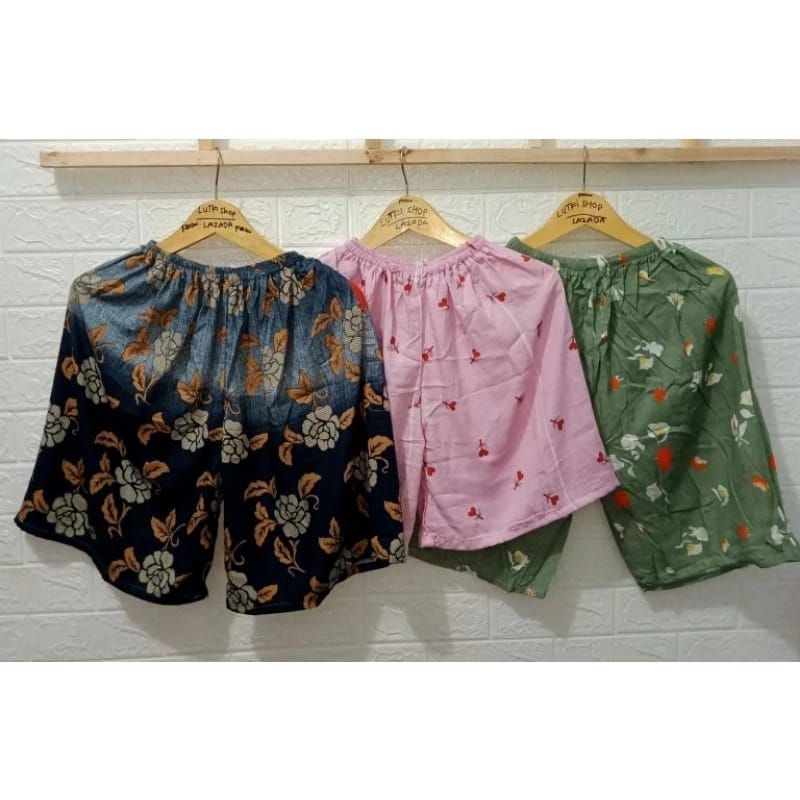 [ ISI PAKET 3PCS ] CELANA KOLOR RIJEK DEWASA JUMBO | CELANA KOLOR MURAH SANTAI DALEMAN ISI 3PCS