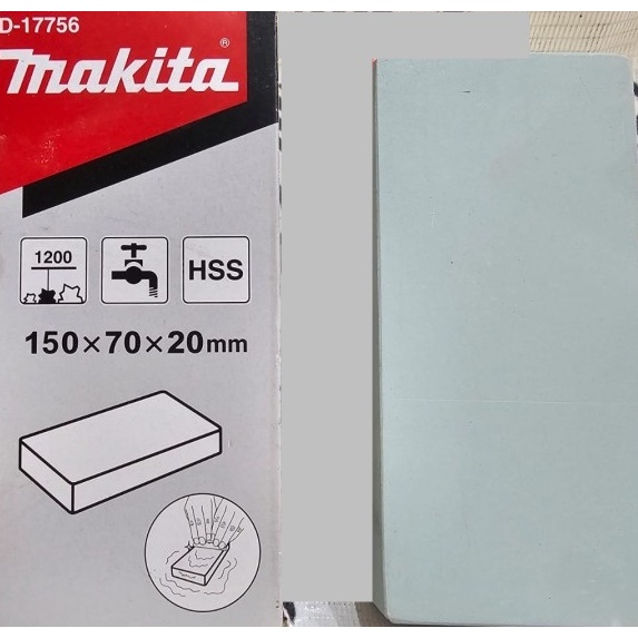 Makita Batu Asahan Pengasah Pisau Wetstone Wet Stone Knife Blade Sharpener Batu Pengasah