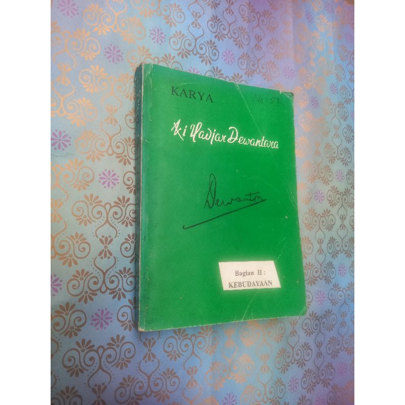 Karya ki Hadjar Dewantara bagian 2 : kebudayaan