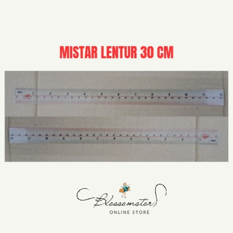 

MISTAR LENTUR 30 CM / PENGGARIS / RULER