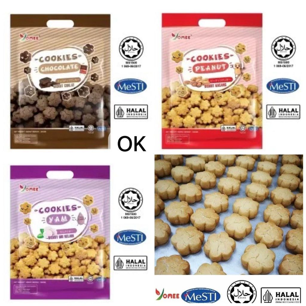 

OK9255 YOMEE Biskut 300gr / Biskut Roti Cemilan Roti Cookies Import
