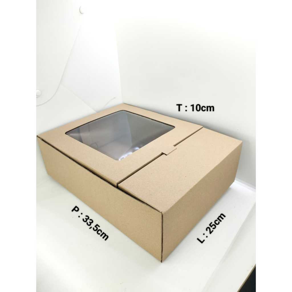 

5 PCS BOX MIKA 33X25X10 E FLUTE KARDUS