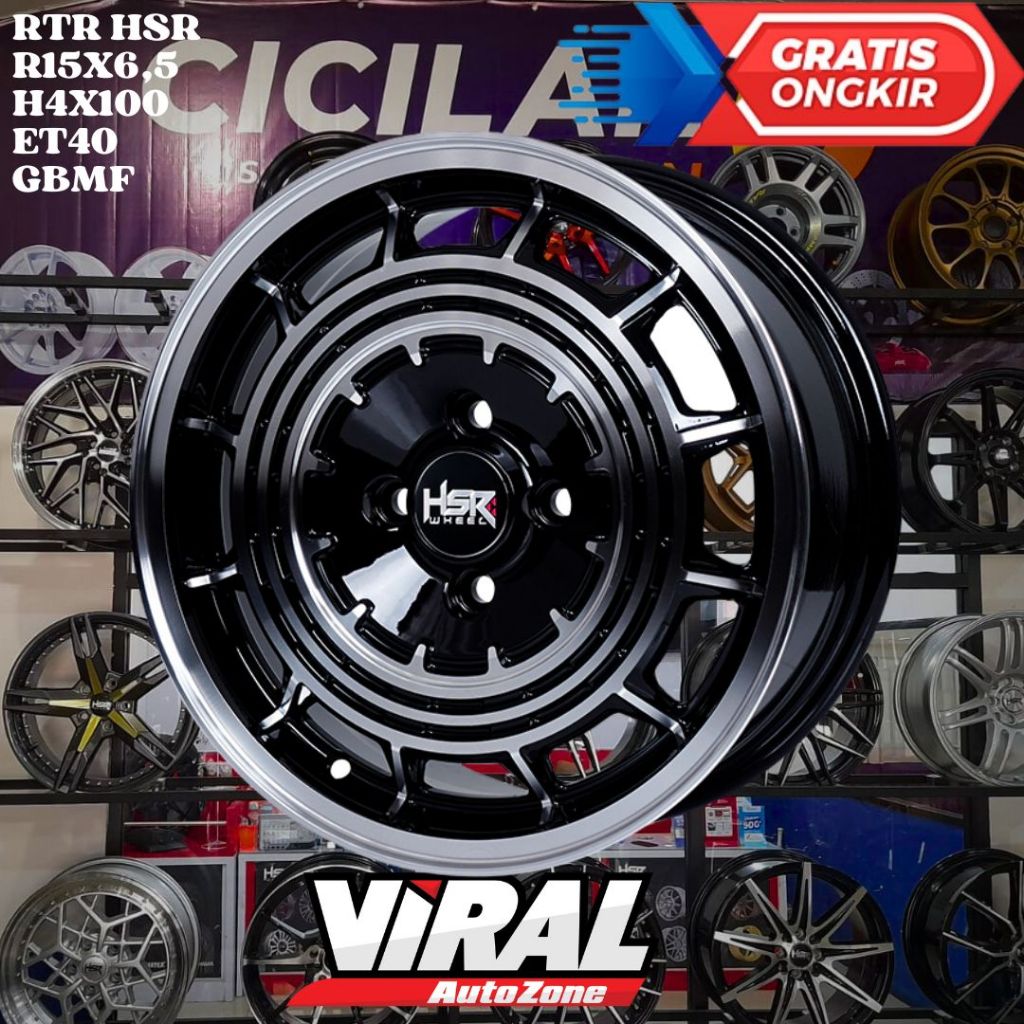 Velg Mobil SIRION , IGNIS , FIESTA , DATSUN , HSR RTR RING 15 R15 MURAH