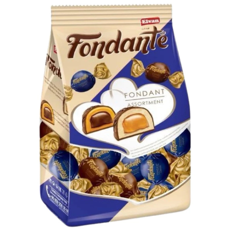 

ELVAN FONDANTE Fondant Fudge 350GRAM Assortment Mix Coklat Turkey Turki