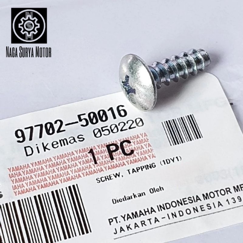 Baut cover taping Yamaha NMax Aerox 155 R15 VVA 97702-50016/97707-50016 ORI YGP