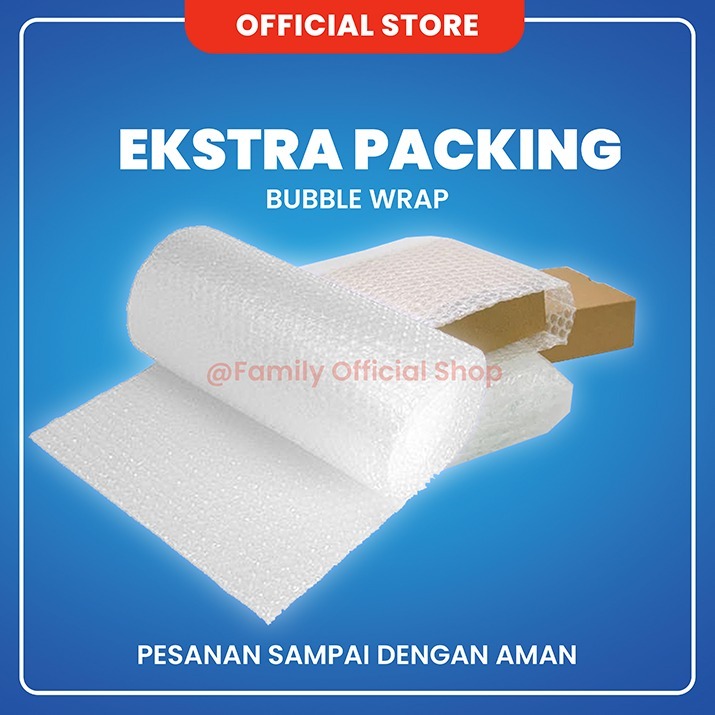 

Tambahan Packing Extra Bubble Warp