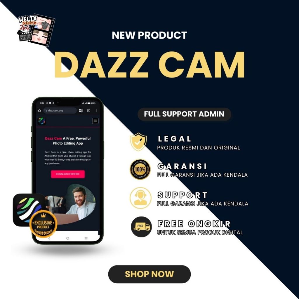 DazzCam Pro Selamanya Fullpack Filter