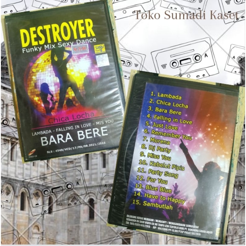 VCD destroyer produksi DSA record
