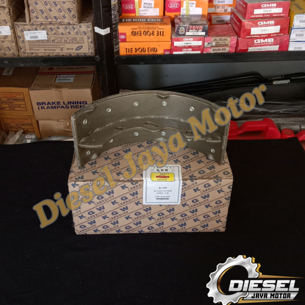 PROMO  Kampas Rem + Sepatu Mitsubishi Canter 125PS KGW / Kampas Rem Canter / KGW