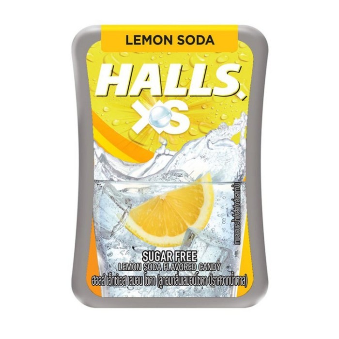 

HALLS XS LEMON SODA Sugar Free - 12.6g