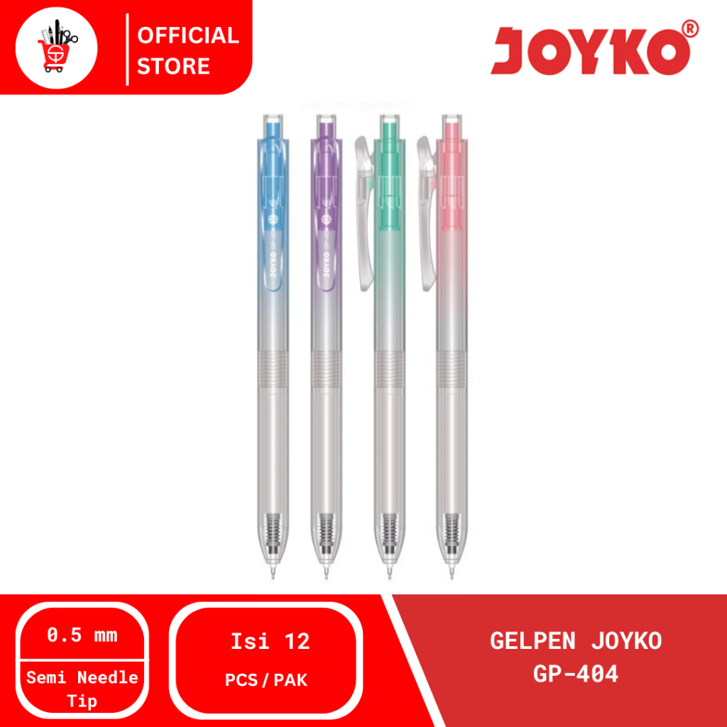 

Balpen | Pulpen | Gelpen Joyko GP-404 (12 PCS)