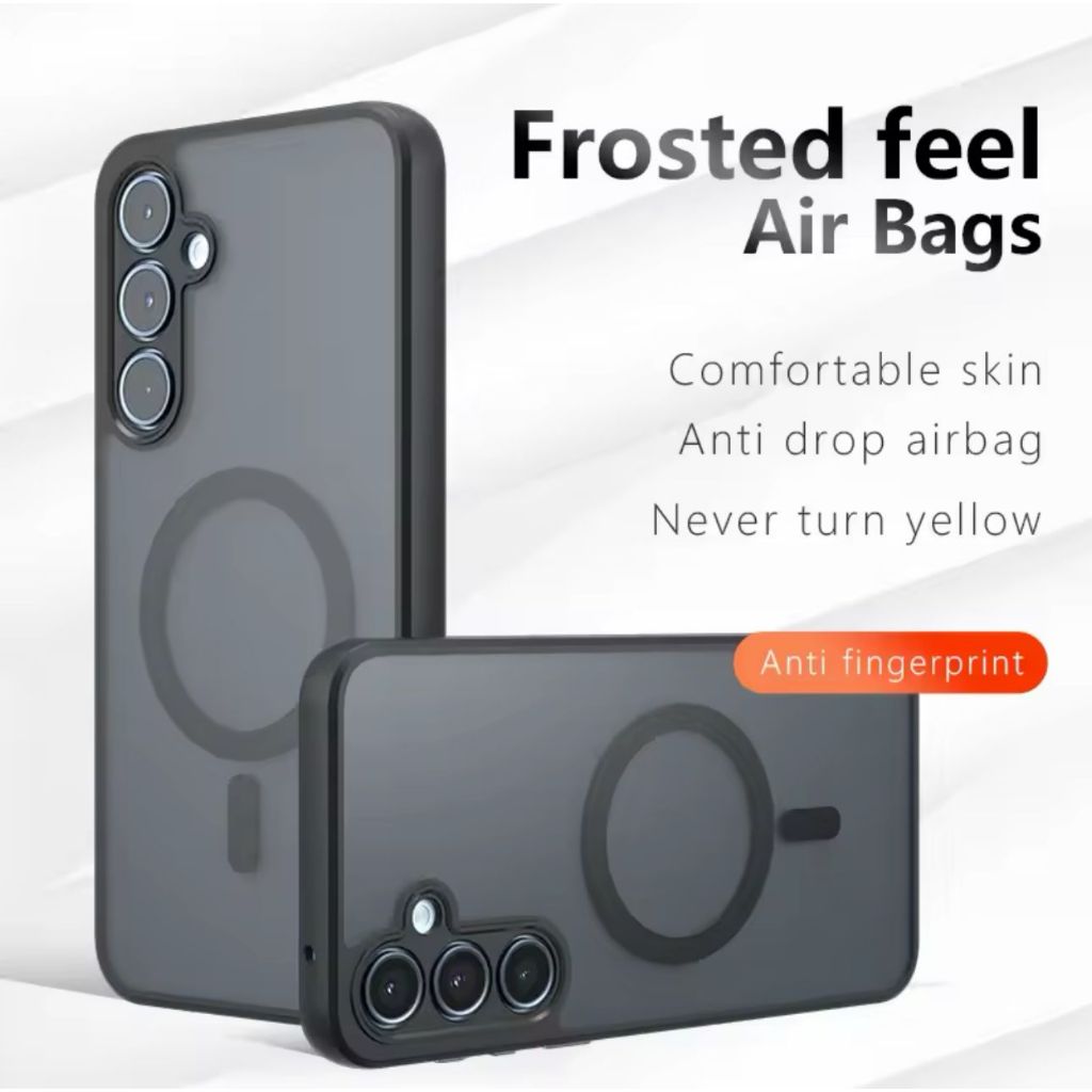 Case Samsung Galaxy A55 / A35 / A25 / A15 Soft Hard Anti Yellow Clear MATTE Magsafe HardCase