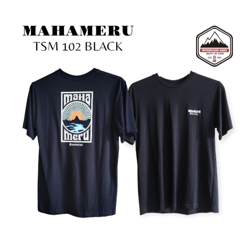 T-SHIRT MAHAMERU SURVIVAL SOUL, TSM 102 BLACK, XL