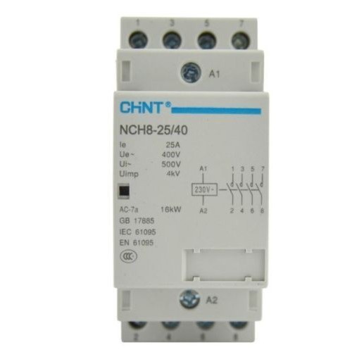 NCH8 - 63 Contactor Modular Din Rail 63A 4P Kontaktor Chint