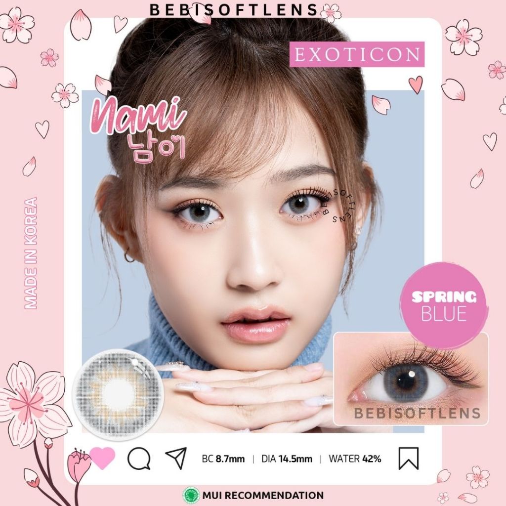 (Bisa COD) Softlens NAMI BY EXOTICON 14.5MM Softlens Normal , Softlens Minus , Softlens Natural Kore