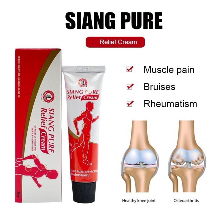 Siang Pure Relief Cream for Relief of Muscle & Join Pain