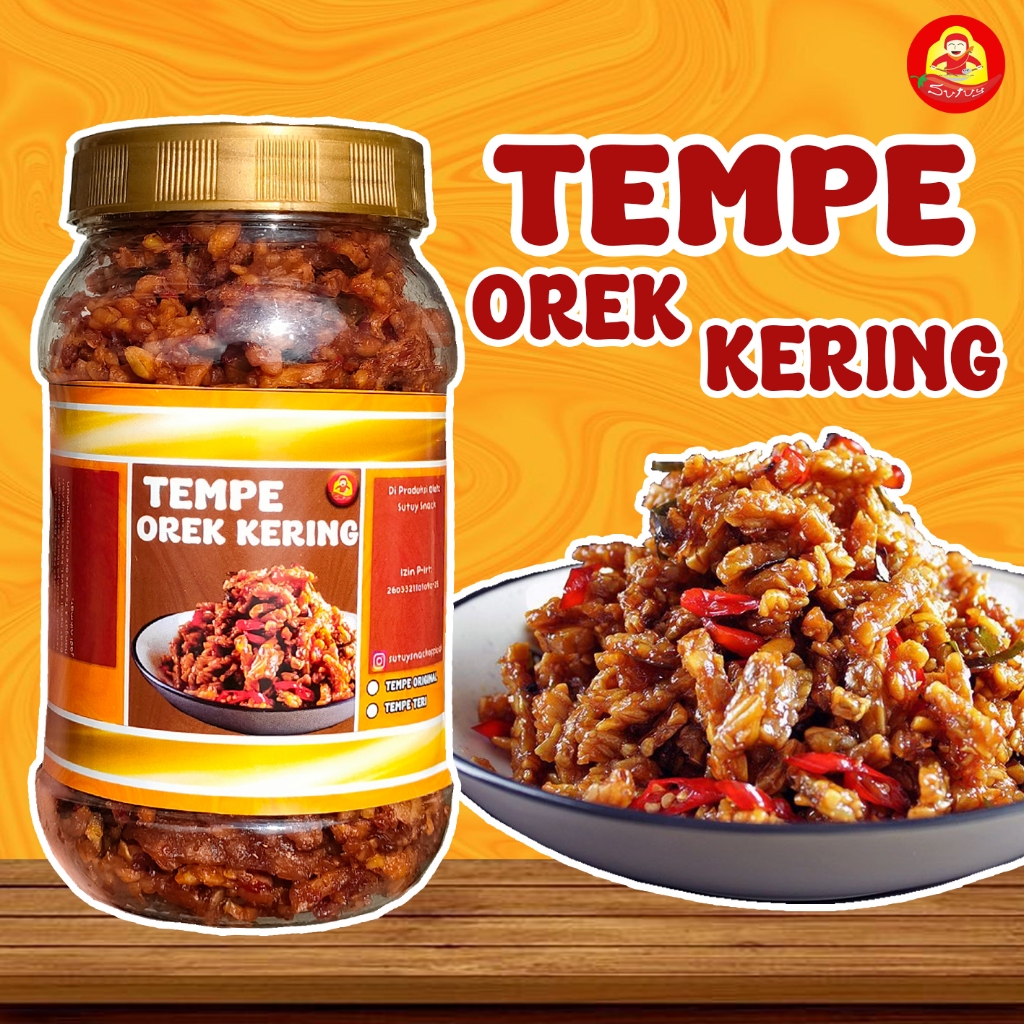 

KERING TEMPE/TEMPE OREK BALADO PEDAS MANIS/OREK TEMPE TERI KACANG by SUTUY SNACK OFFICIAL