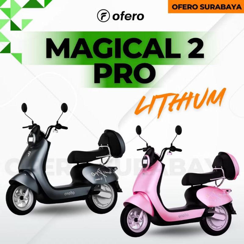 E-BIKE SEPEDA LISTRIK OFERO MAGICAL 2 PRO LITH || POWER 600 SPEED 42KM/H