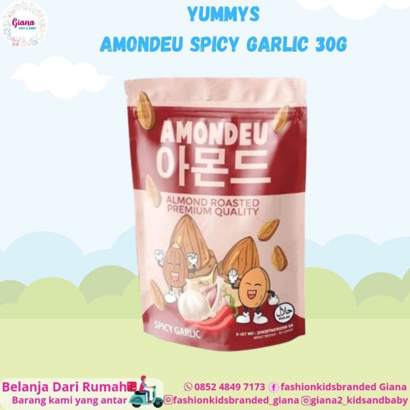 

Yummys Amondeu Spicy Garlic 30g