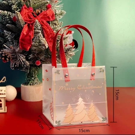 

Tas Mika Natal Goodie Bag Bingksan Hadiah Natal 15x11x15 cm