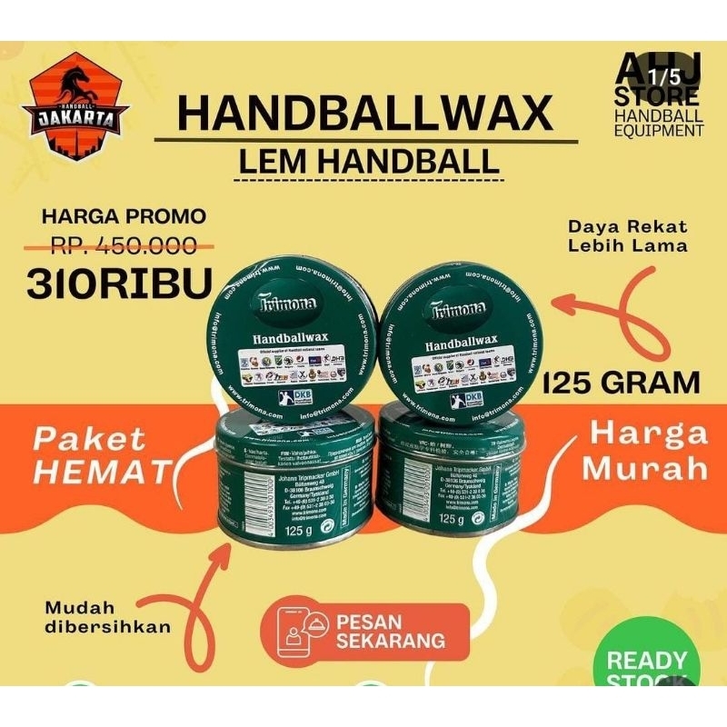 handball wax/lem bola tangan 125GR