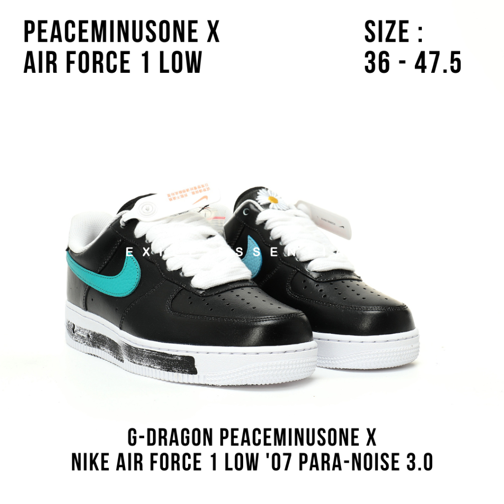 G-Dragon Peaceminusone (PMO) x Nike Air Force 1 Low '07 Para-Noise 3.0 (Paranoise)