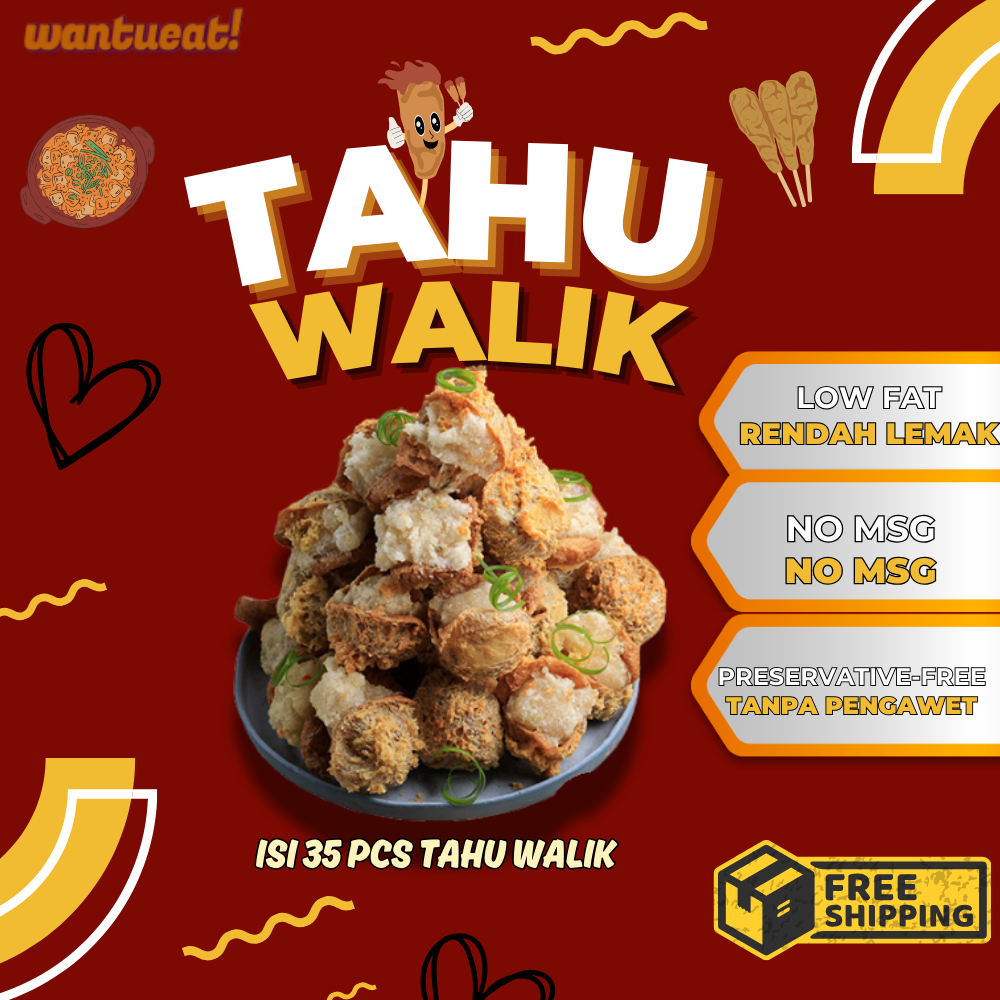 

Tahu Walik Gurih Renyah Cemilan Ringan Dan Makanan Ringan Untuk Keluarga Isi 35 PCS Rasa Autentik yang Menggugah Selera.