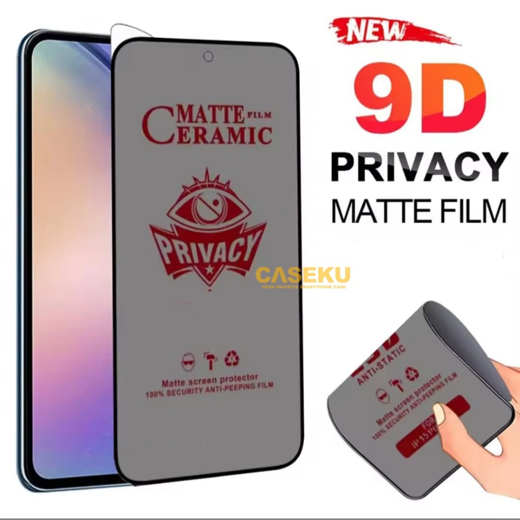 Antigores Ceramic Matte Spy Privacy for Oppo A5 Pro 4G Oppo Reno 13 5G Oppo Reno 13F Oppo Reno 8 4G 