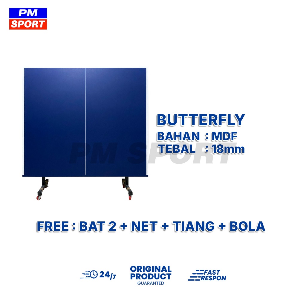 MEJA TENIS MEJA PINGPONG BAHAN MDF 18 MM