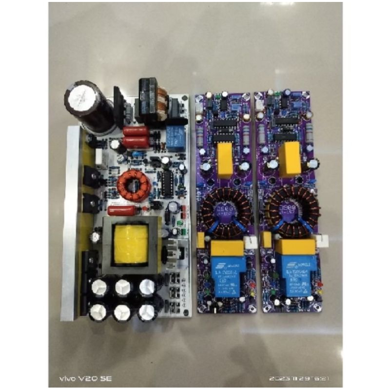 power amplifier clas D d900 pro PAKET setreo 2ch+smps 20A