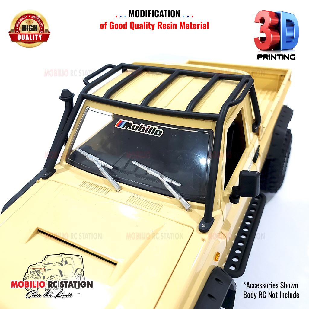 MUL MN82 - LC79 Full Set Accessories & Bumper 3D Print Hh Quality for Body 1/12 RC Crawler