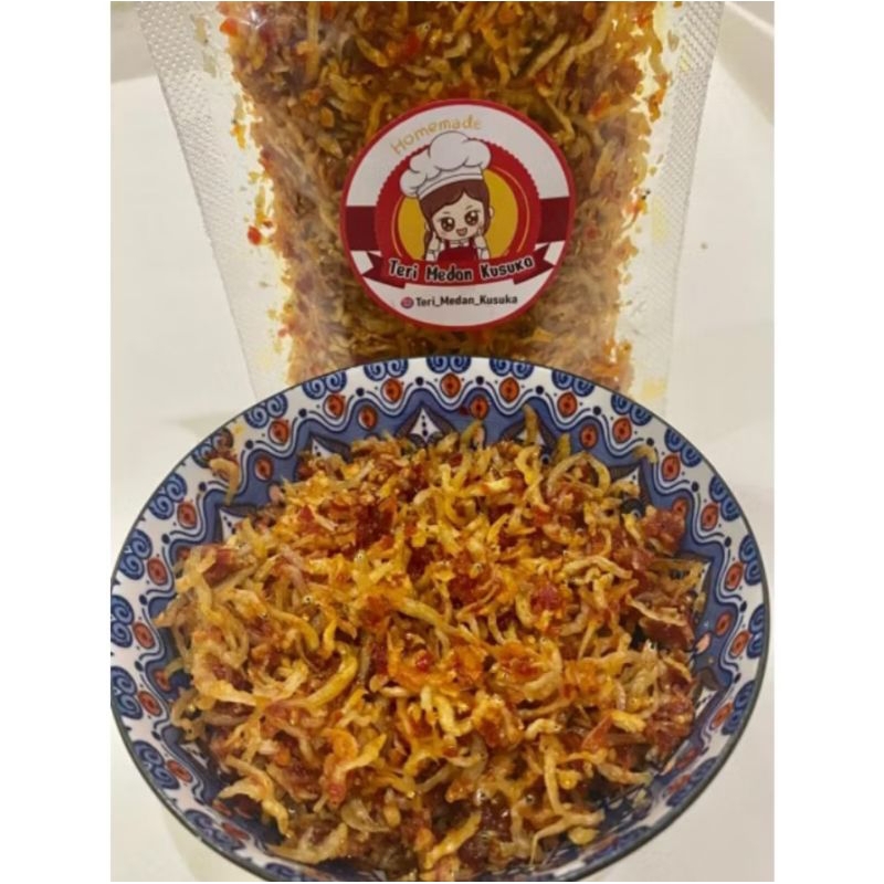

ikan teri medan gurih, renyah dan murah home made 500 gr HALAL