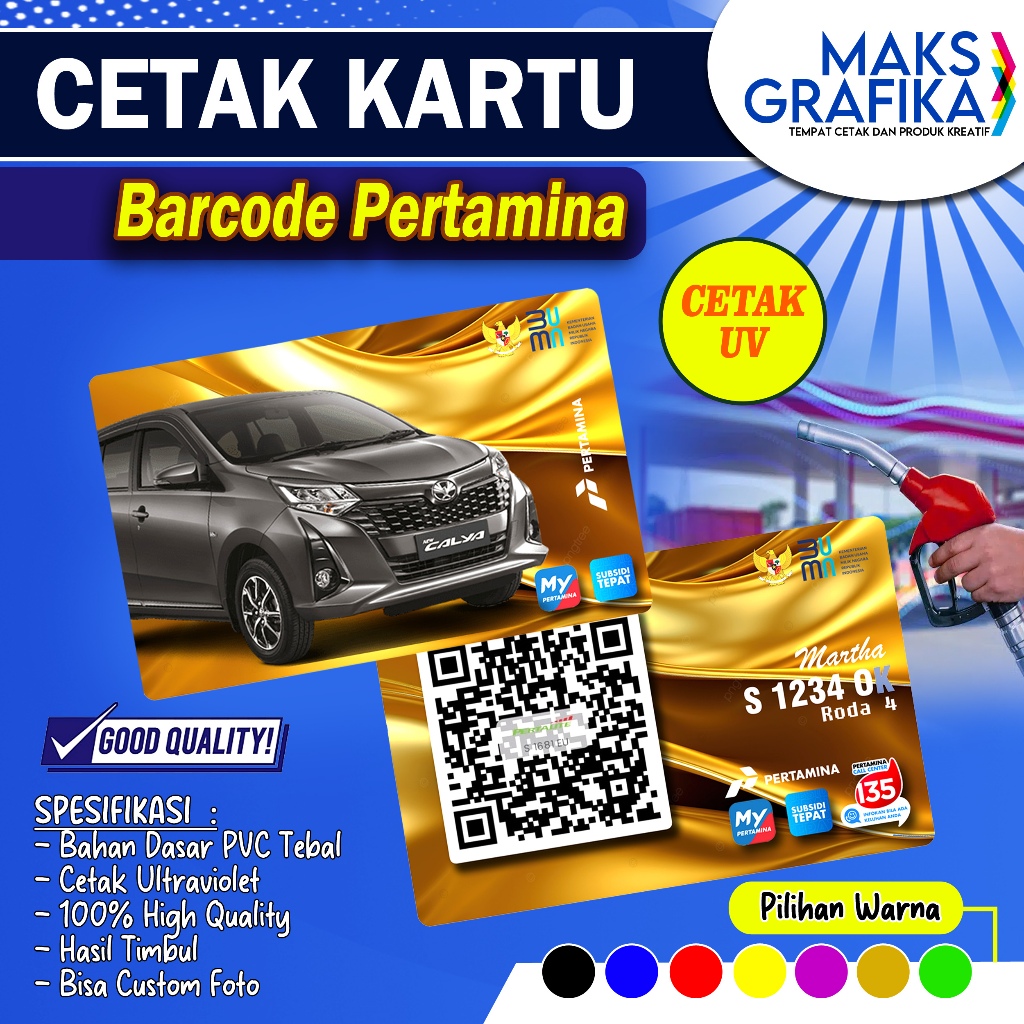 

KARTU PERTAMINA 8 WARNA PILIHAN | CETAK UV PREMIUM