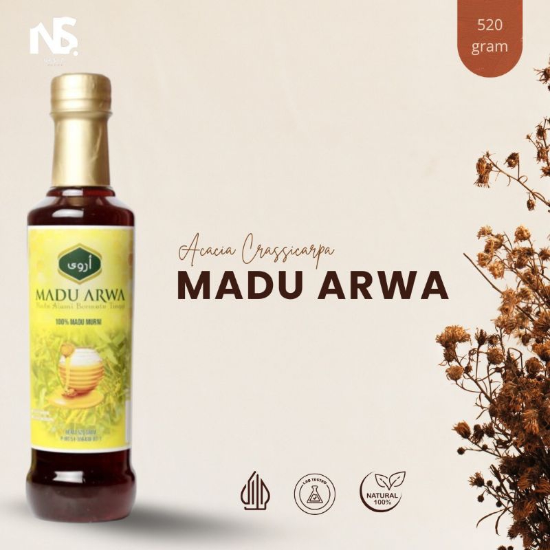 

Promo Akhir Tahun! Madu Murni Original Madu Arwa Berat 520 gram