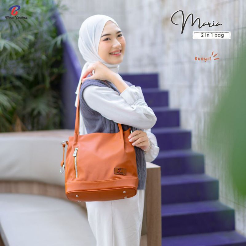 MARIA BAG BIRU TSABITA TOTE BAG BIRU TSABITA