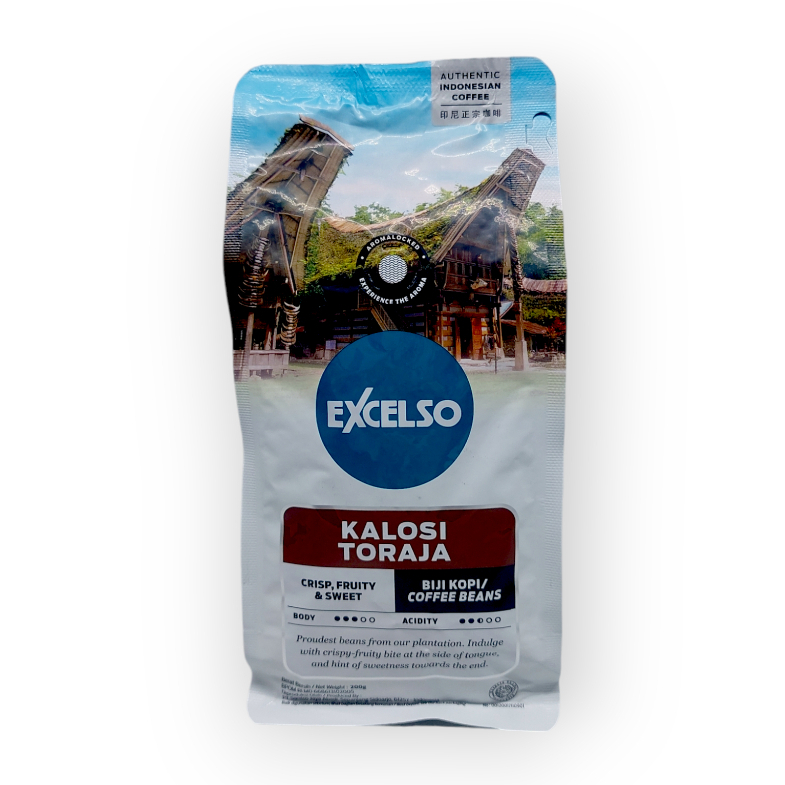 

EXCELSO Kalosi Toraja Biji Kopi Beans 200gram 200 gr