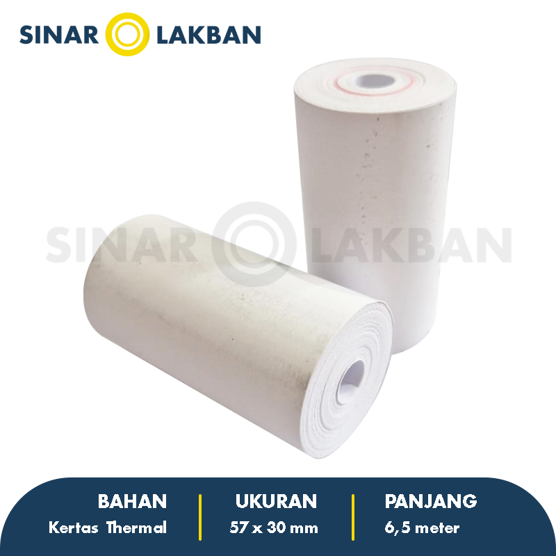 

Kertas Thermal Struk 57x30mm SINAR LAKBAN