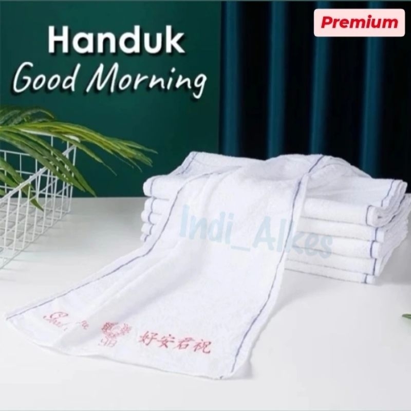 Handuk Good Morning/Handuk Putih