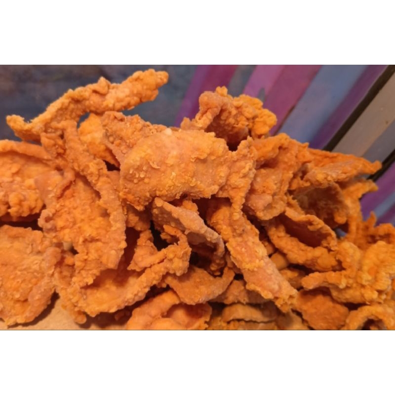 

Kulit ayam crispy home made